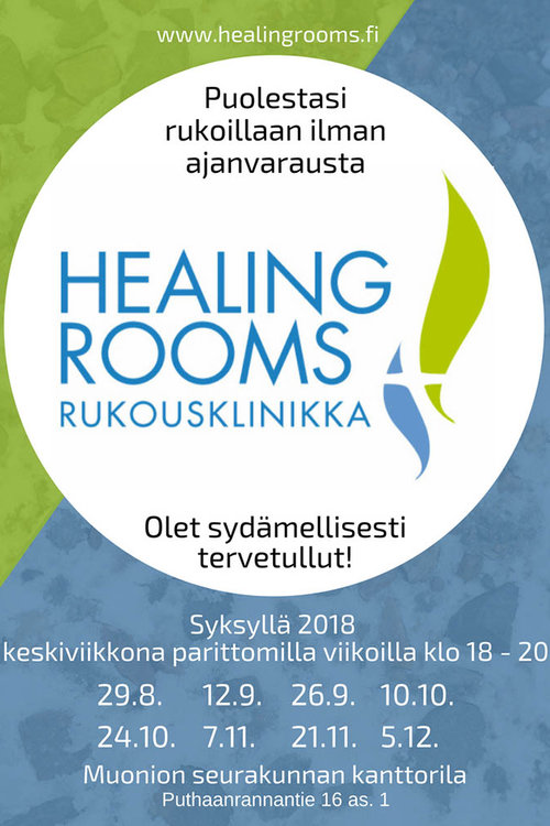Healing Rooms -rukousklinikka Healing Rooms -rukousklinikka