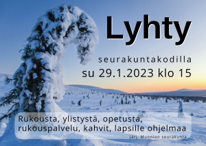 Talvinen tunturi maisema, luminen puu