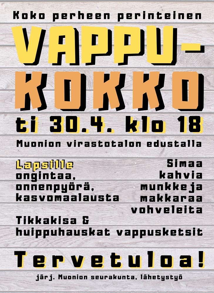 Koko perheen Vappukokko