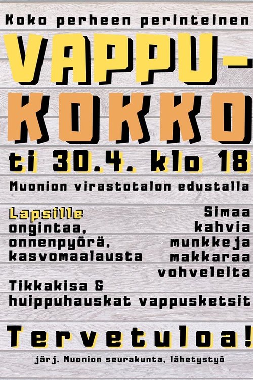 Koko perheen Vappukokko Koko perheen Vappukokko