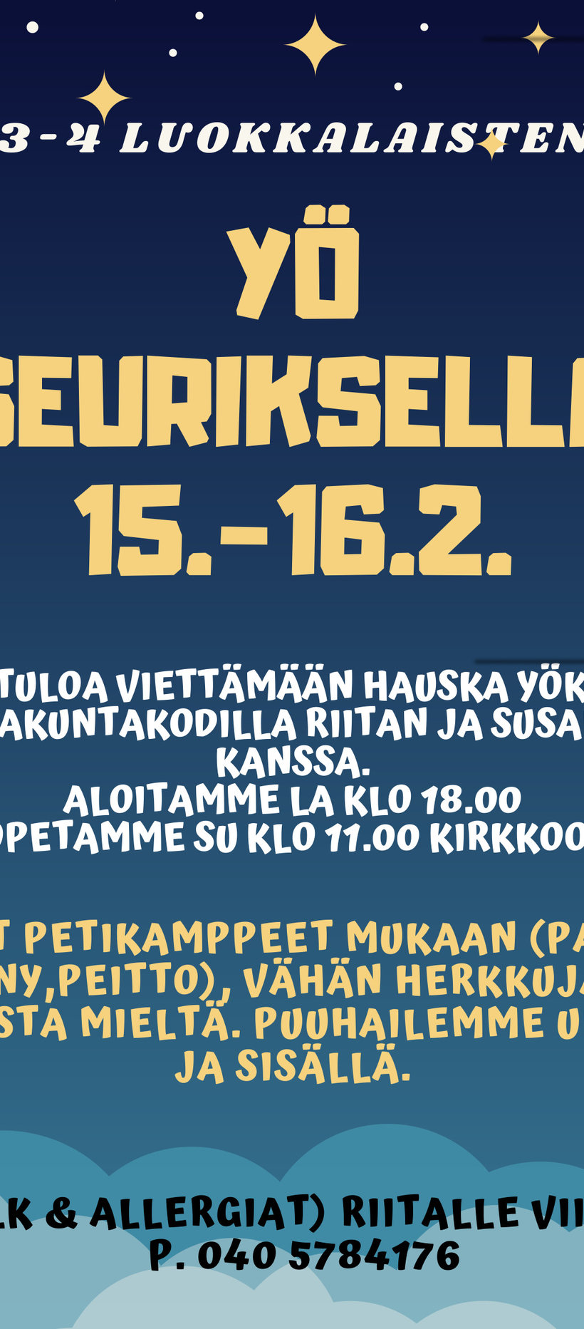 Yöseuris 3-4lk