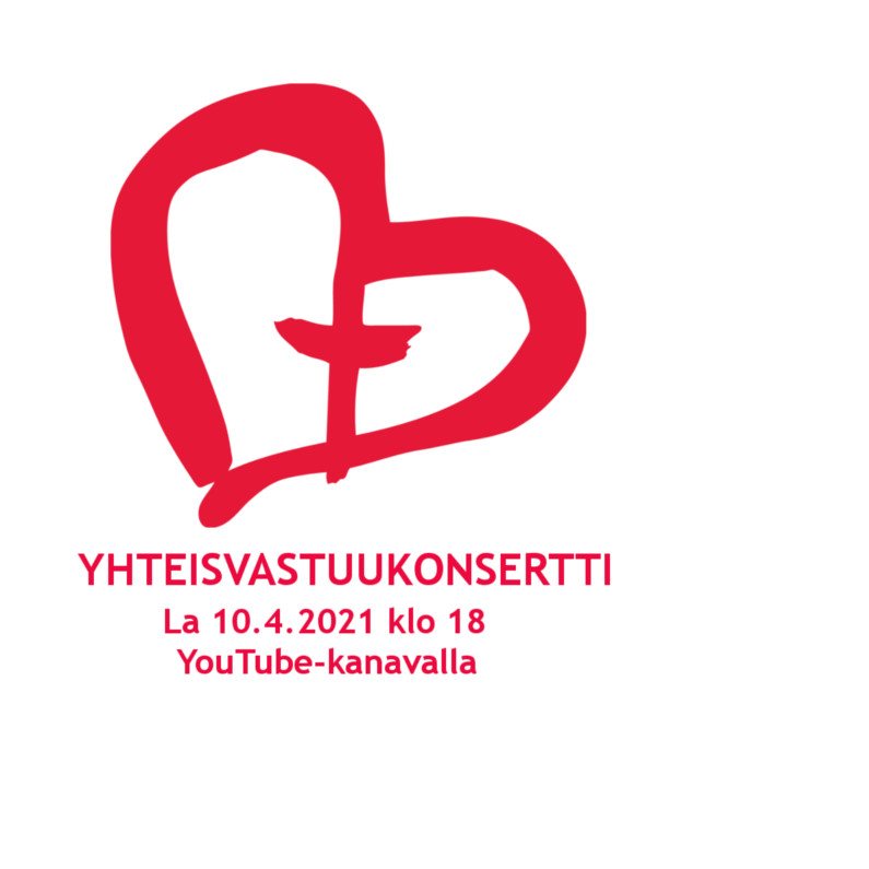 Yhteisvastuukonsertti striimattuna YouTube kanavalla Punainen Yhteisvastuusydän